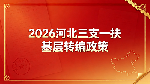 2026河北三支一扶基层服务期满转编政策 2026河北三支一扶基层服务期满转编政策