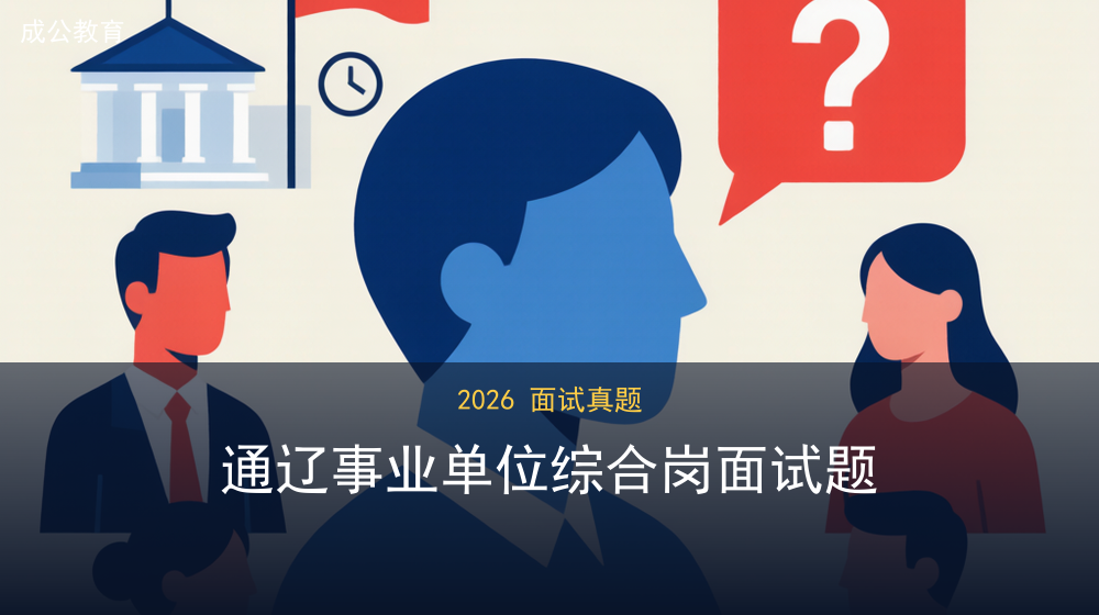 2026年7月26日上午通辽事业单位面试综合岗(市直、科左中旗) 2026年7月26日上午通辽事业单位面试综合岗(市直、科左中旗)