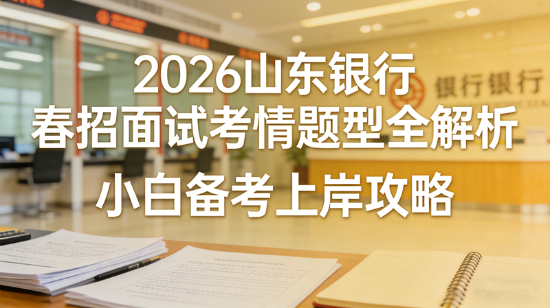 2026山东银行春招面试考情题型全解析 小白备考上岸攻略 2026山东银行春招面试考情题型全解析 小白备考上岸攻略