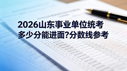 2026山东事业单位统考多少分能进面?分数线参考 2026山东事业单位统考多少分能进面?分数线参考